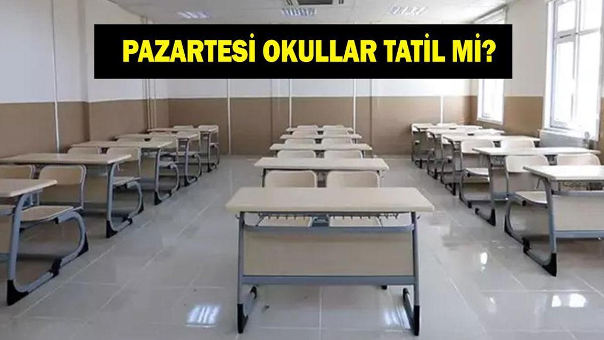 Pazartesi okullar var mı yok mu? 20 Nisan 2026 Pazartesi okullar tatil mi? İstanbul, Ankara, İzmir, Kahramanmaraş, Şanlıurfa’da okullar tatil mi edildi?
