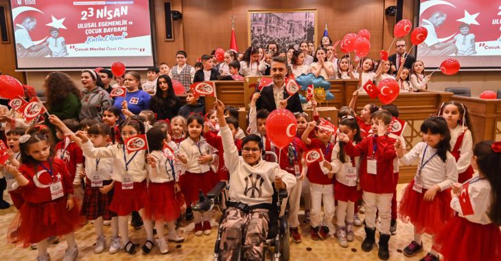 Bursa Büyükşehir Meclisi’nde söz çocukların oldu