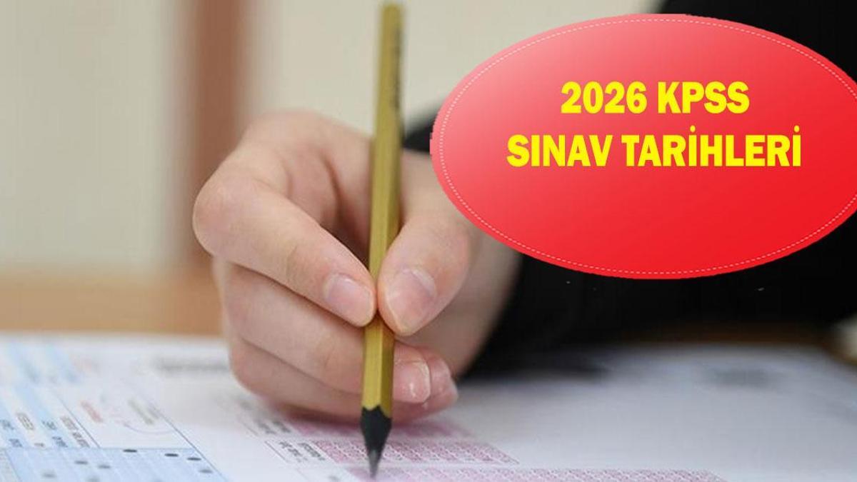 KPSS SINAV TARİHLERİ 2026: Lise, Ön Lisans ve Lisans KPSS başvuruları ne zaman? İşte KPSS sınav tarihleri 2026