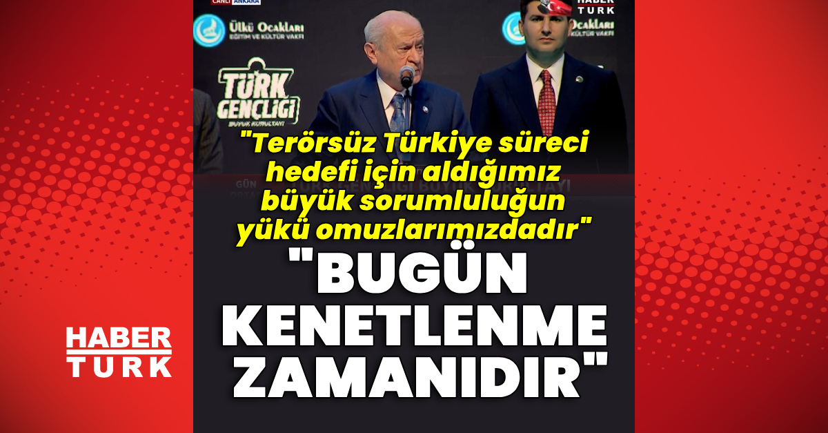 Türk Gençliği Büyük Kurultayı’nda açıklamalar