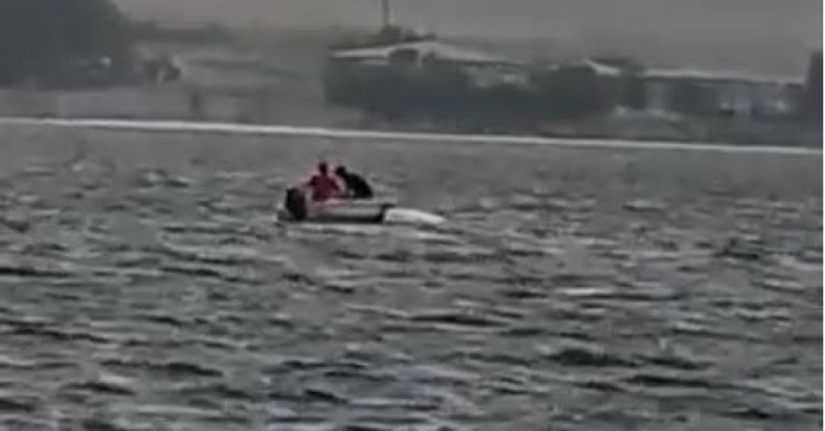 Alabora oldu! 2 kişi kurtarıldı