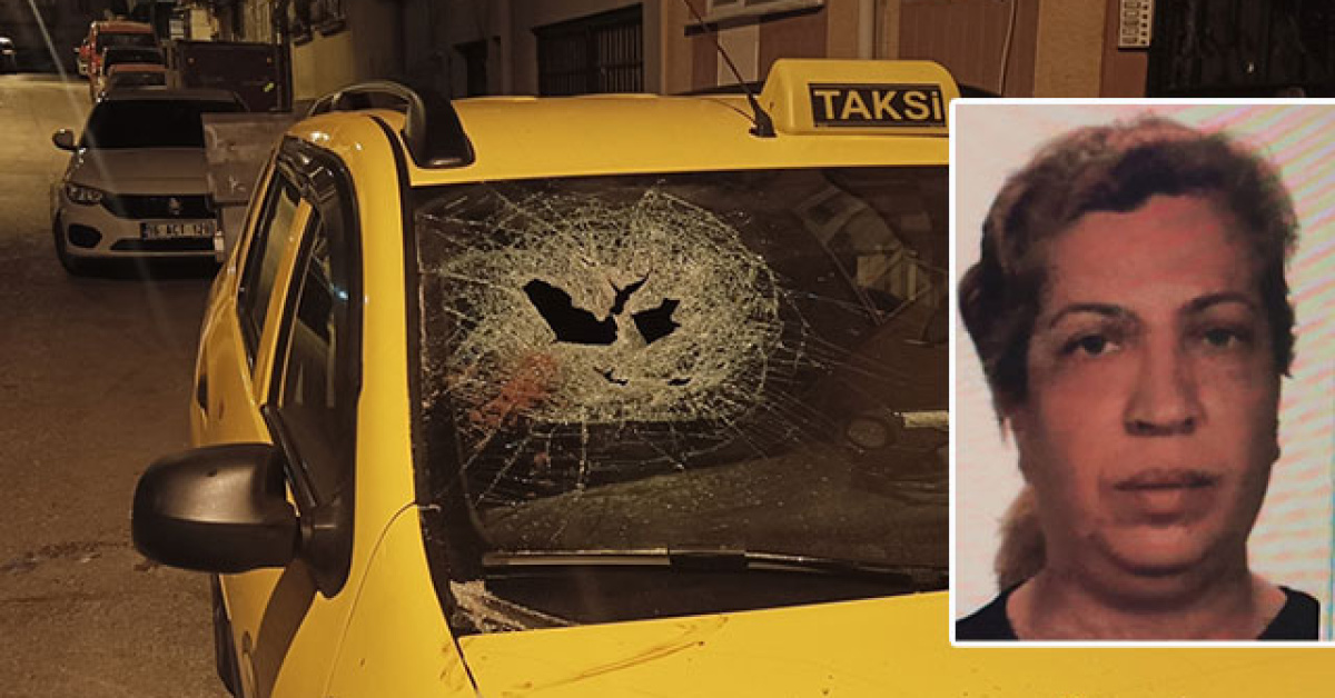 Annesini öldürdü! Taksiye kafa attı!