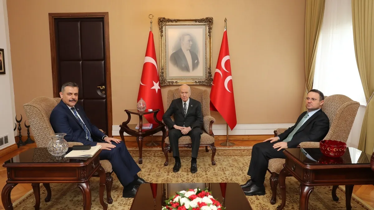 Bakan Çiftçi ve Gürlek’ten Bahçeli’ye ziyaret