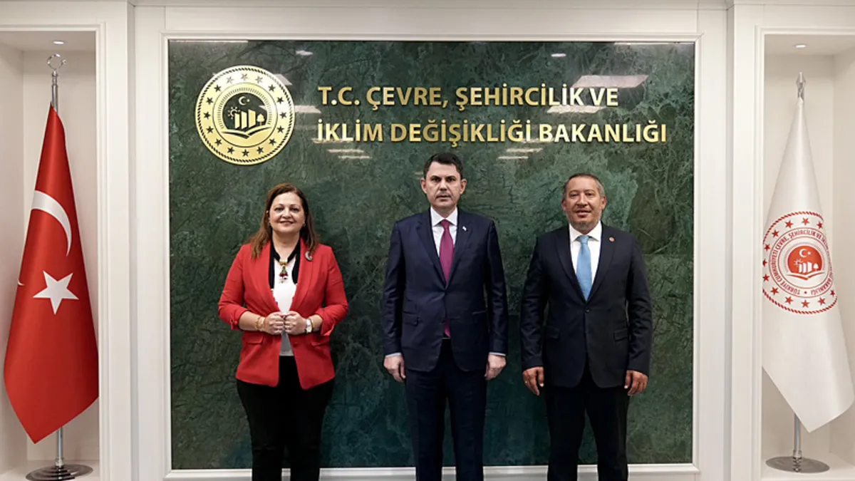 Bakan Kurum Burcu Köksal’ı kabul etti! Afyonkarahisar’a proje vurgusu
