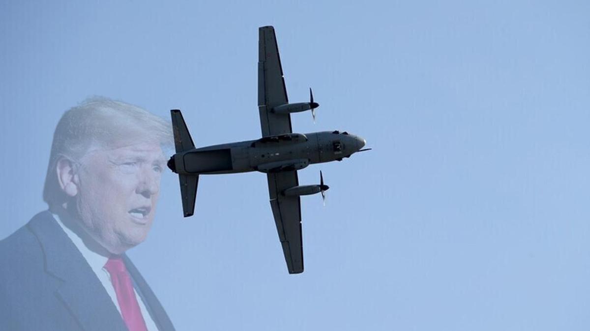 Basra Körfezi’nde hareketli saatler: Trump’ın açıklaması sonrası ABD uçakları havada