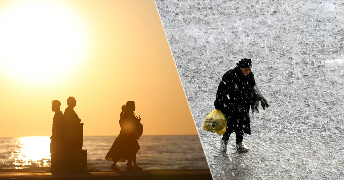 Bir yanda sıcak hava, diğer yanda sağanak yağış. 15 il için uyarı geldi
