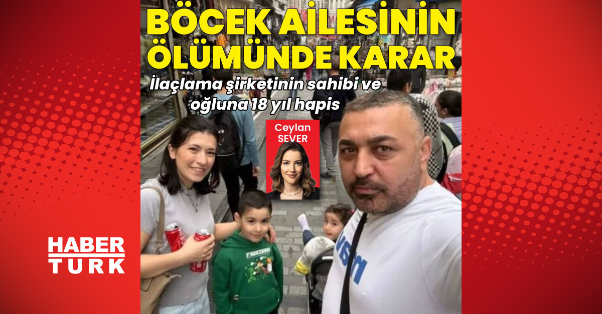 Böcek ailesinin ölümüne ilişkin davada karar