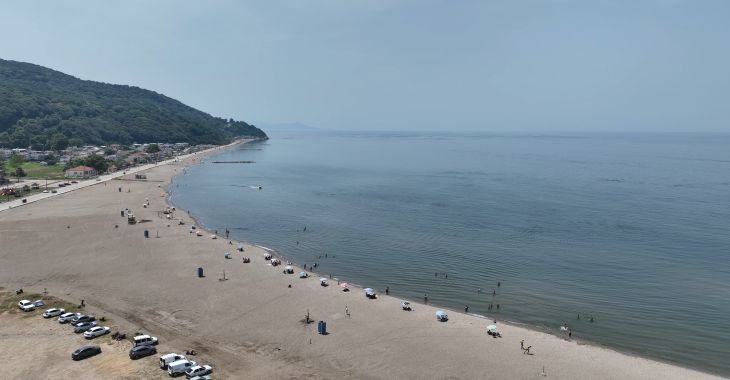 Bursa plajları yaza hazır