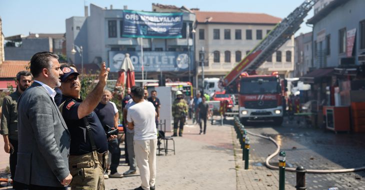 Büyükşehir’den Kayhan’daki yangına hızlı müdahale