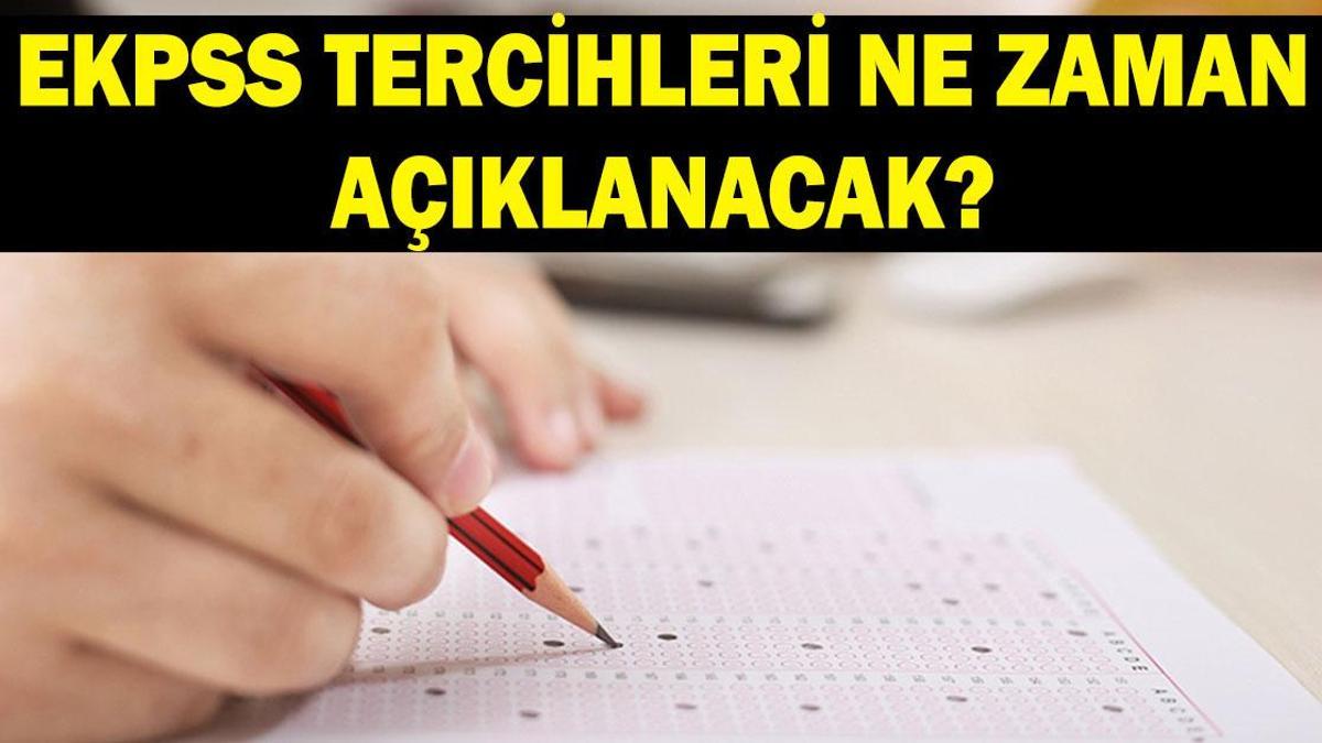 EKPSS TERCİHLERİ NE ZAMAN ALINACAK? 2026 EKPSS engelli memur alımı ne zaman yapılacak?