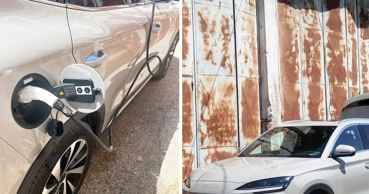 Ekipler şaşkına döndü: Kaçak elektrikle şarj istasyonu kurmuş!