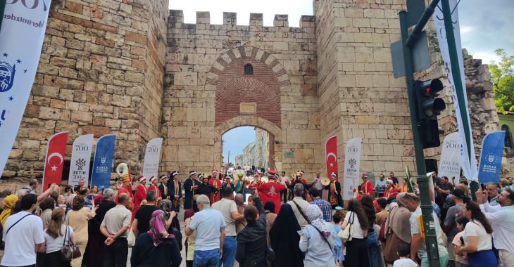Fethin 700. Yılında mehter sesleri Saltanat Kapı’dan yükseldi