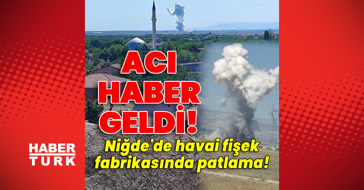 Havai fişek fabrikasında patlama!