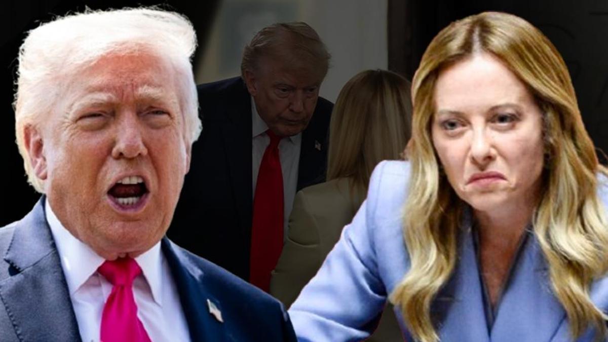 KAVGA BÜYÜYOR! Trump: Puan toplamak istiyor, Meloni: Kendine bak..