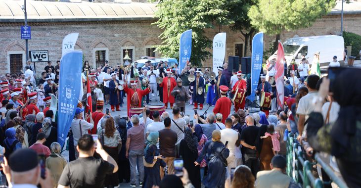 Mehter sesleri bu kez Gazi Orhan Parkı’ndan yükseldi
