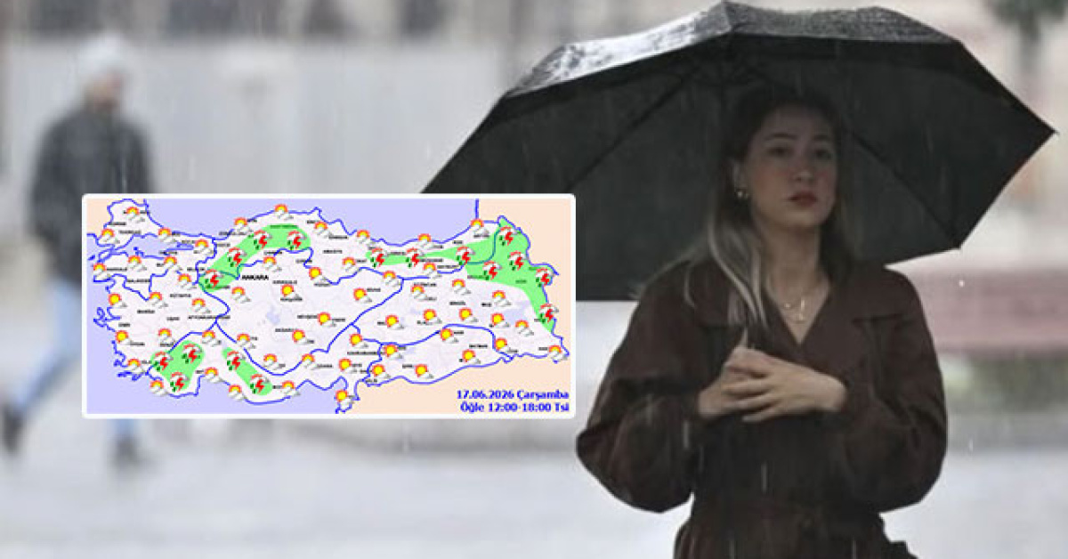 Meteoroloji’den saatli uyarı… 5 bölgede yağış var!