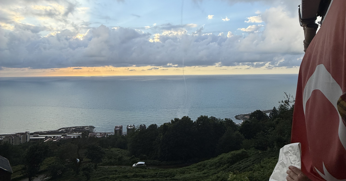 Rize’deki hortum kamerada