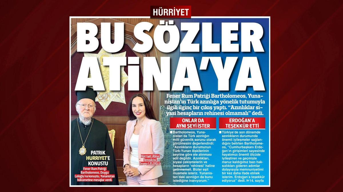Ruhban okulu için yeni dönem mi? Bartholomeos’tan dikkat çeken Erdoğan açıklaması: “Son 20 yılda tarihi adımlar atıldı”