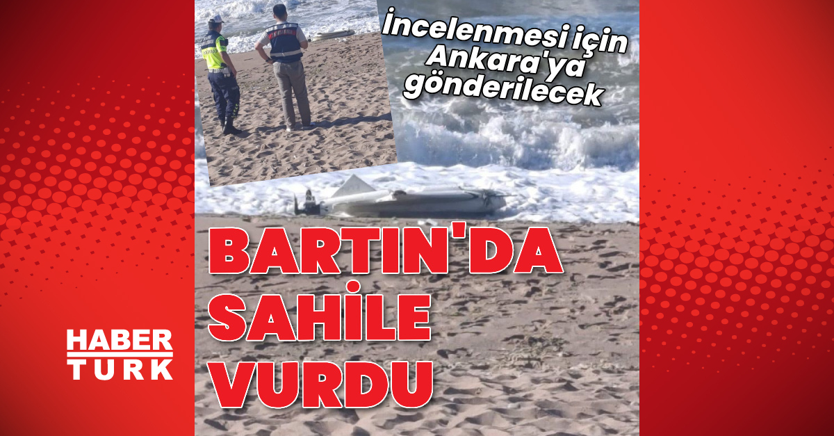 Sahilde insansız hava aracı bulundu