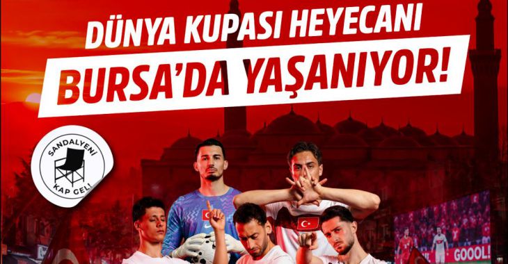Sandalyeni kap gel, milli heyecana ortak ol