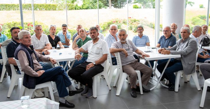Şehit ve gazi babalarına anlamlı ziyaret