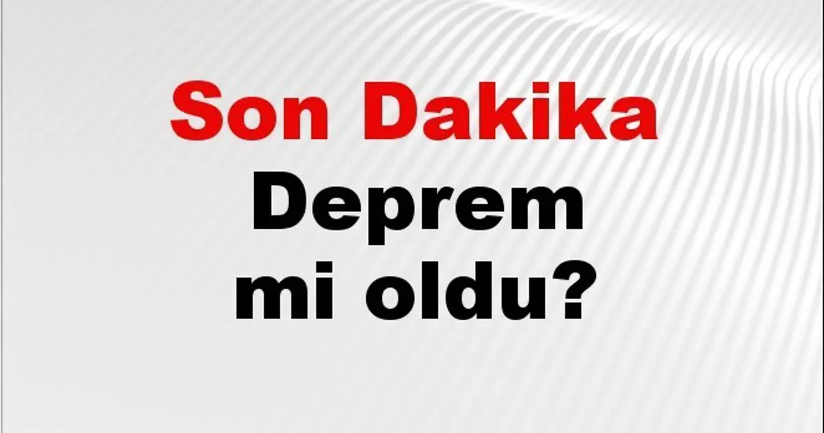 Son dakika Adana’da deprem mi oldu? Az önce deprem Adana’da nerede oldu? Adana deprem Kandilli ve AFAD son depremler listesi 10 Haziran 2026