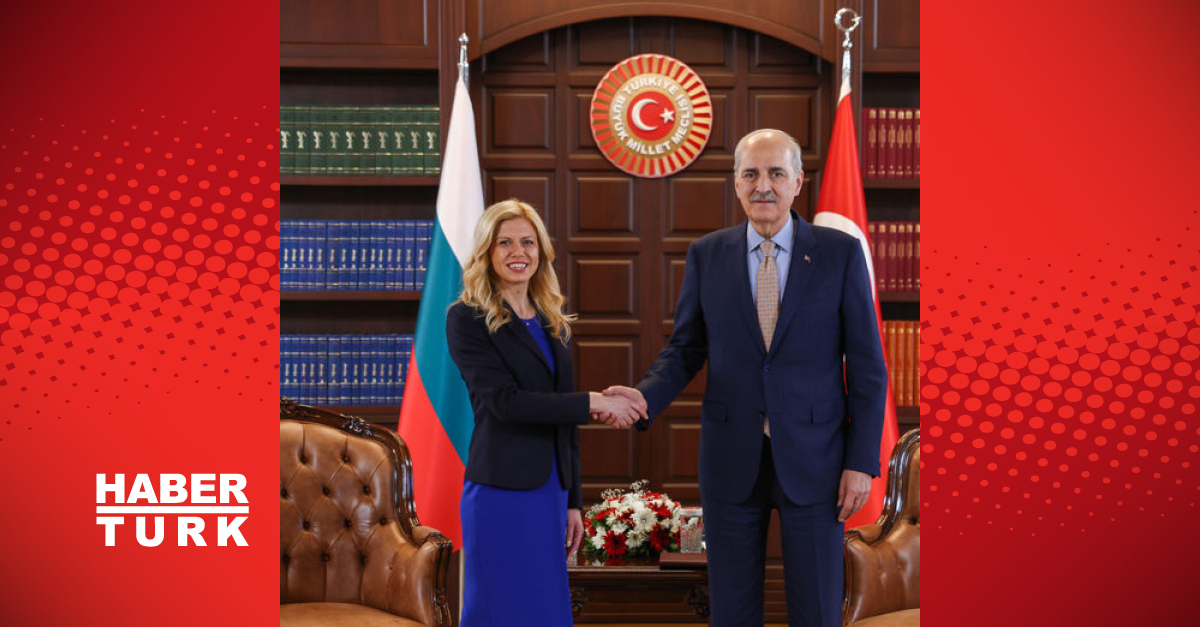 TBMM Başkanı Kurtulmuş, Bulgaris’tan Ulusal Meclisi Başkanı Dotsova ile görüştü