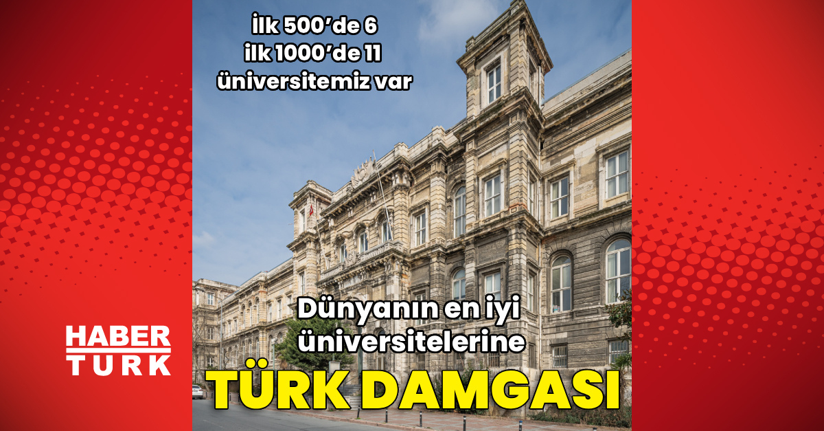 Türk üniversiteleri dünyanın en iyileri arasında