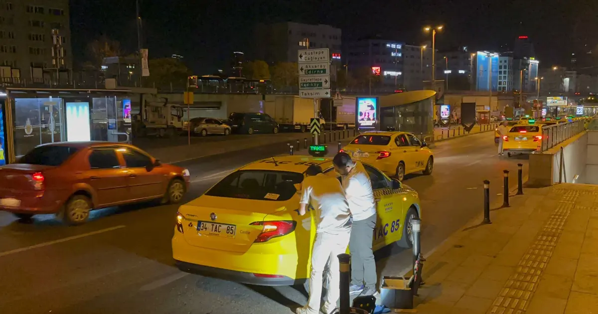 Yolcunun darp ettiği taksici ağır yaralandı