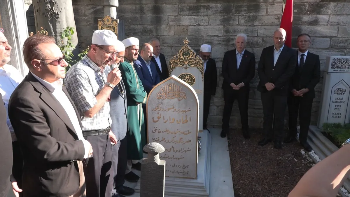 15 Temmuz şehidi Prof. Dr. İlhan Varank kabri başında anıldı