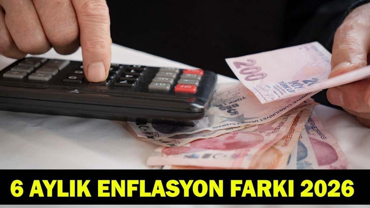6 AYLIK ENFLASYON FARKI 2026 | HAZİRAN ENFLASYONU: Temmuz Emekli (SSK Bağ -Kur) – Memur Maaş Zam Oranı Yüzde Kaç Oldu?