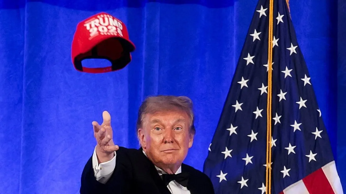 ABD Başkanı Donald Trump üçüncü dönem için adaylığını açıkladı