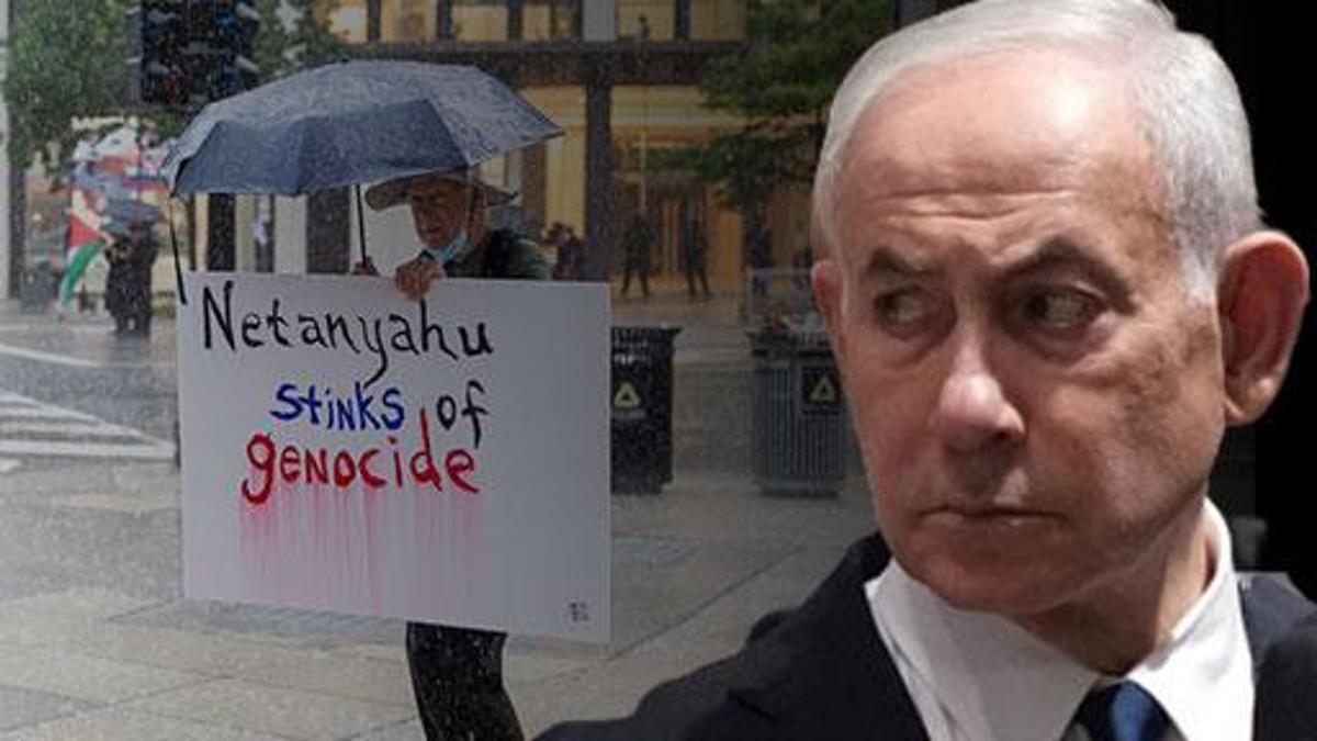ABD’de Netanyahu’ya şok! Protestocular otelini bastı: “Saklanamazsın”