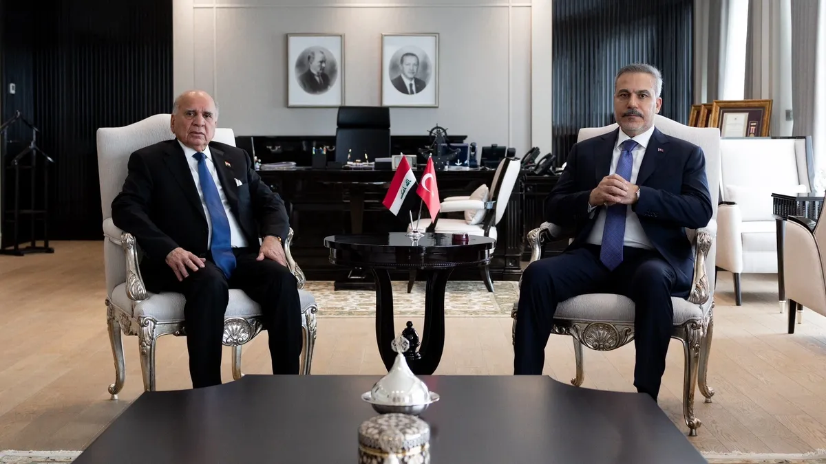 Ankara’da kritik zirve! Bakan Fidan’dan Iraklı mevkidaşıyla bir araya geldi