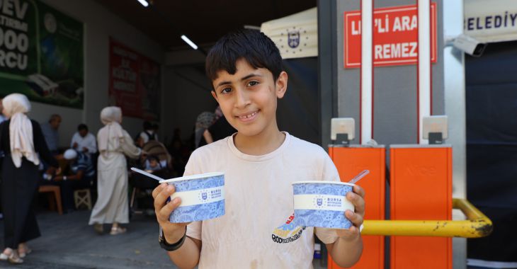 Aşure ikramları Gürsu’da devam etti