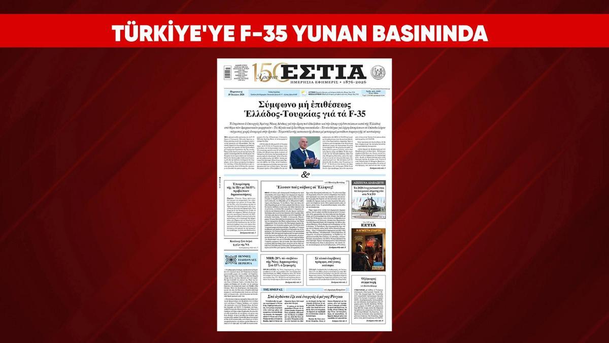 Atina’da F-35 endişesi! “Saldırmazlık anlaşması” önerisi