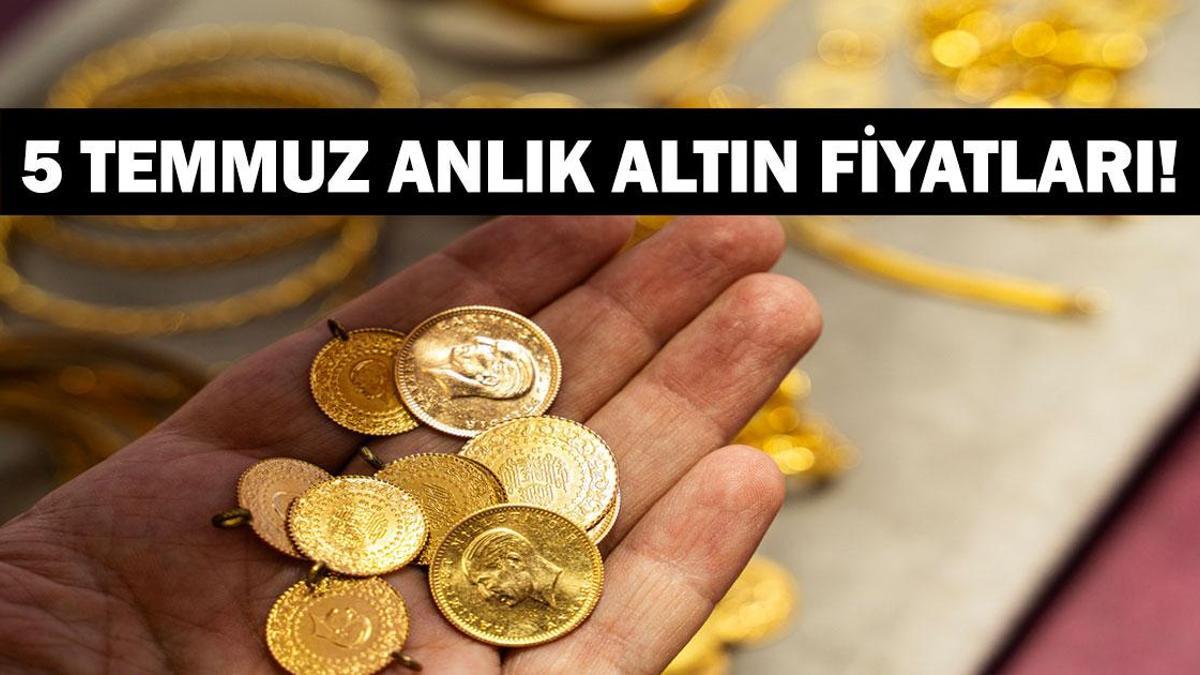 BUGÜNKÜ ALTIN FİYATLARI 5 TEMMUZ 2026: Gram Altın ve Çeyrek Altın Ne Kadar Oldu? Gram Altın Rekora mı Gidiyor? Çeyrek Altın, Yarım Altın, Cumhuriyet Altını Kaç TL?