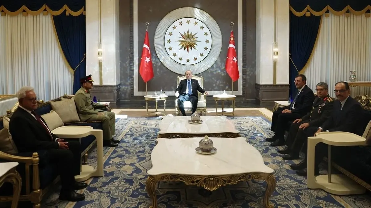 Başkan Erdoğan Mareşal Syed Asim Munir’i kabul etti!