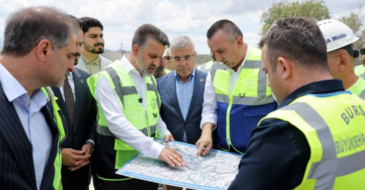 Başkan Vekili Biba, Mudanya Yolu’nda ulaşımı rahatlatacak projeleri inceledi