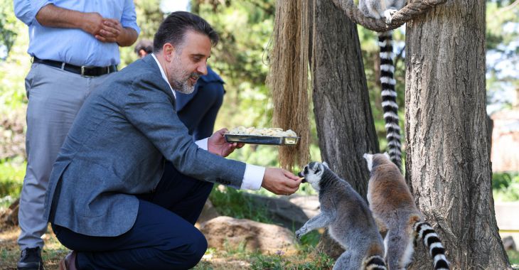 Başkan Vekili Biba’dan Hayvanat Bahçesi’ne ziyaret