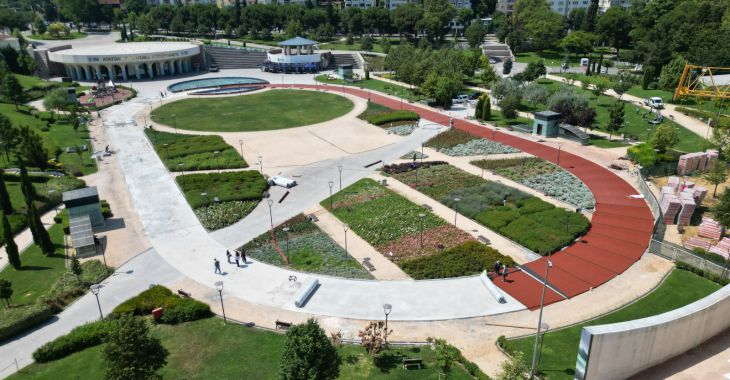 Büyükşehir’den Millet Bahçesi’ne estetik dokunuş