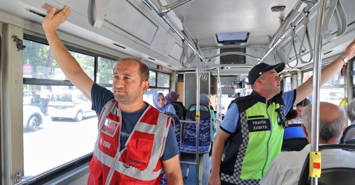 Büyükşehir’den toplu taşıma araçlarında klima denetimi