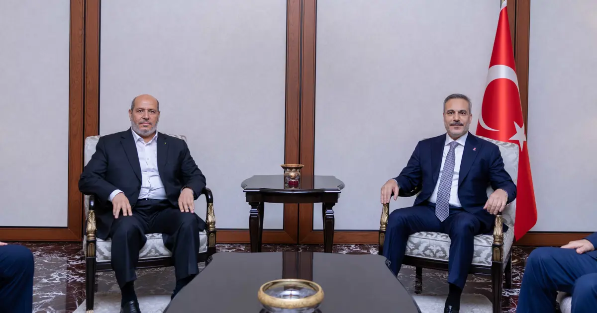 Dışişleri Bakanı Fidan, Hamas heyetiyle görüştü