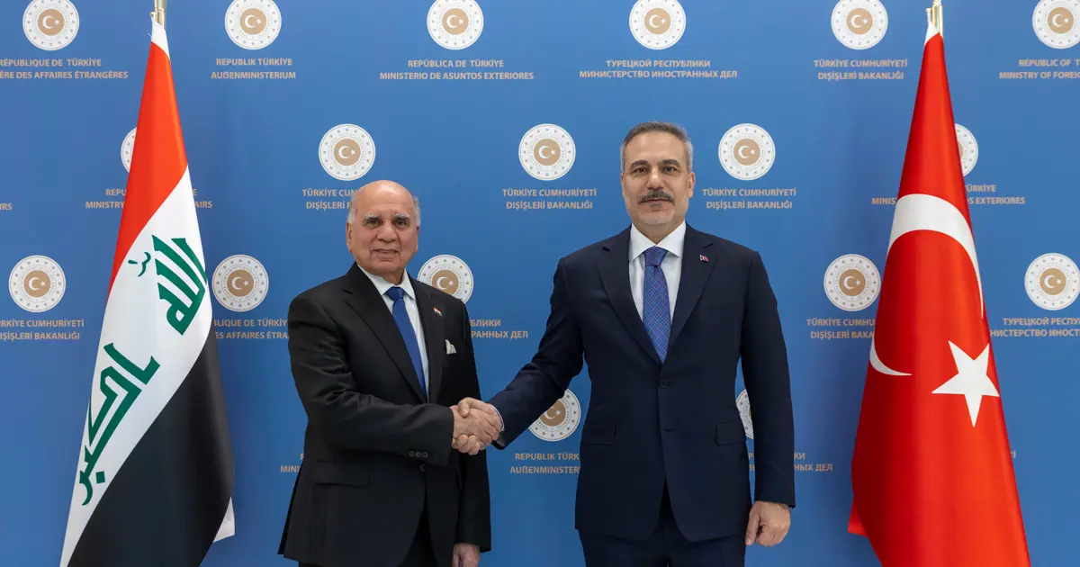 Dışişleri Bakanı Fidan, Irak Dışişleri Bakanı Hüseyin ile Ankara’da görüştü