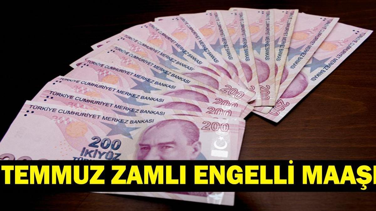 ENGELLİ AYLIĞI TEMMUZ ZAMMI: Temmuz 2026 Engelli Maaşı Ne Kadar Oldu? İşte %40-69 ve %70 Üzeri İçin Yeni Tutarlar