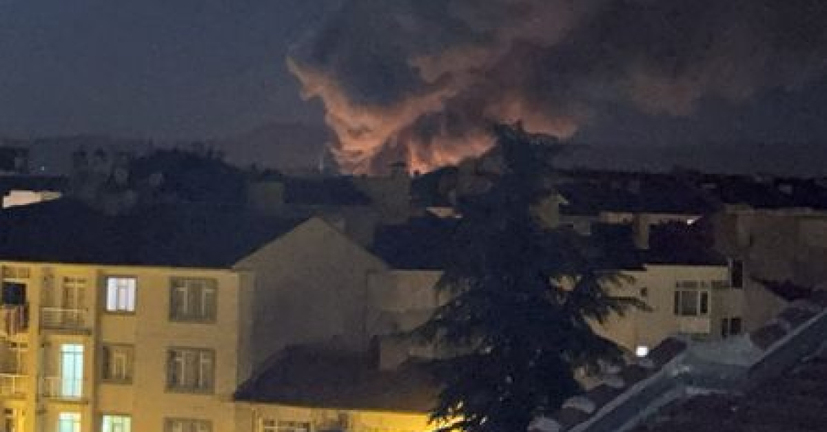 Eskişehir’de TEI yerleşkesinde yangın