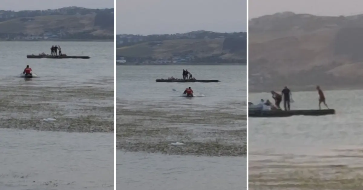 Fırtınada korku dolu an. Balıkçıları izindeki itfaiye amiri kurtardı