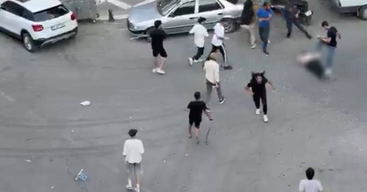 Günaşırı kavga kameralarda: 11 gözaltı