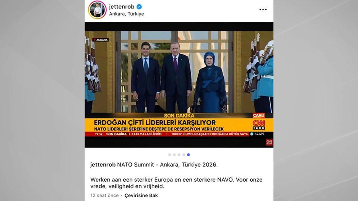 Hollandalı liderden CNN TÜRK paylaşımı