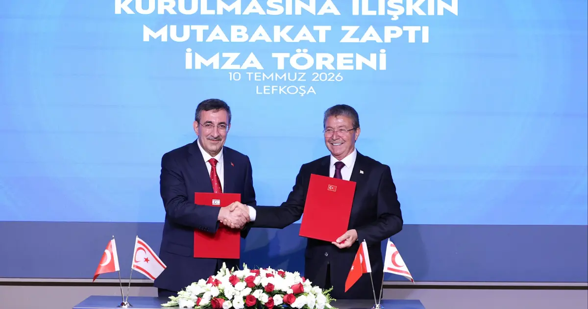 İmzalar atıldı. Türkiye ve KKTC arasında doğal gaz boru hattı inşa edilecek